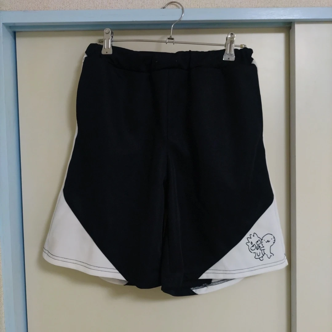 バッドばつ丸 ハーフパンツ ブラック M
