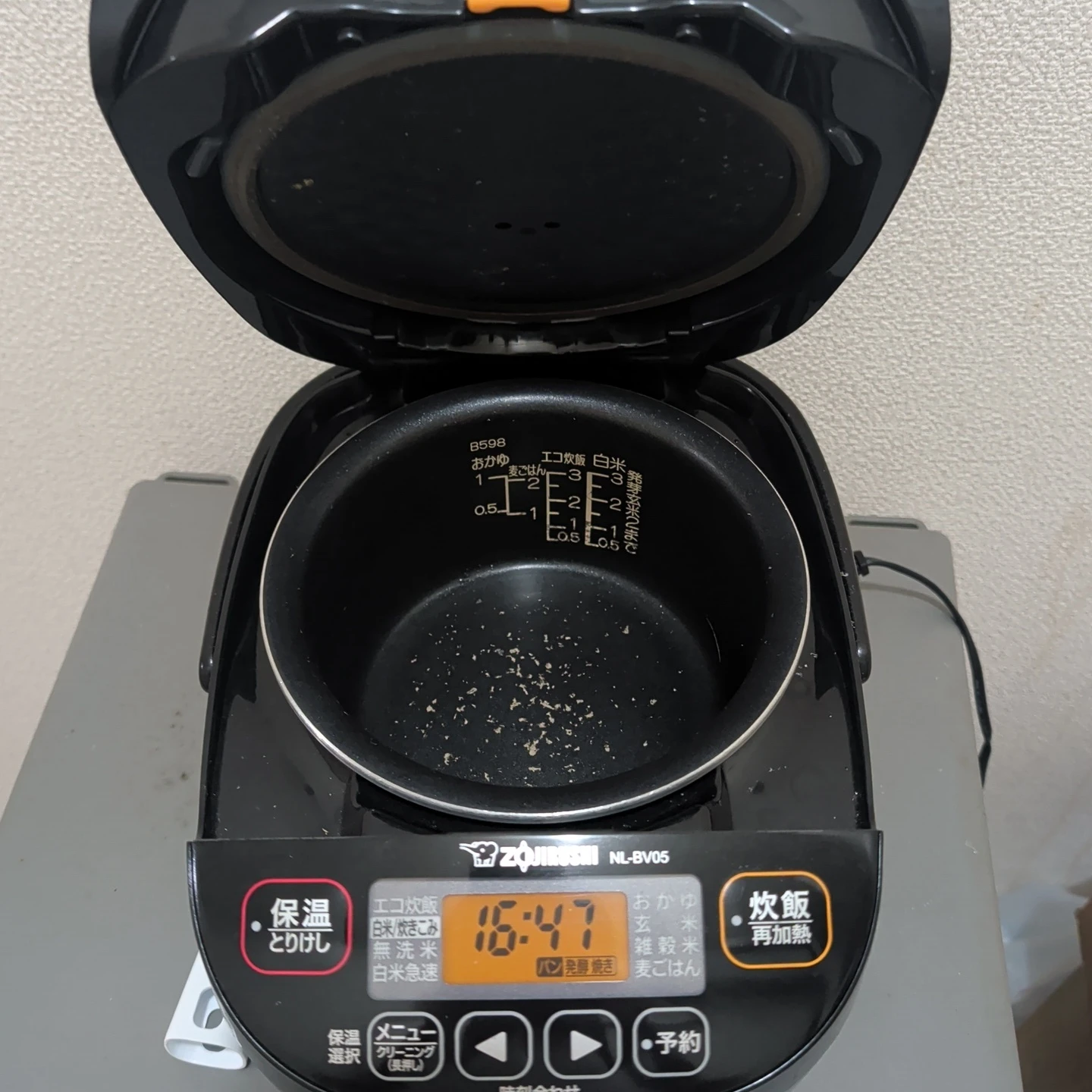 象印 炊飯器 NL-BV05 黒
