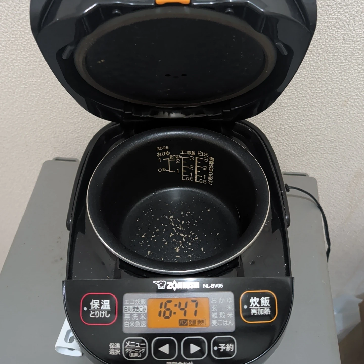 象印 炊飯器 NL-BV05 黒
