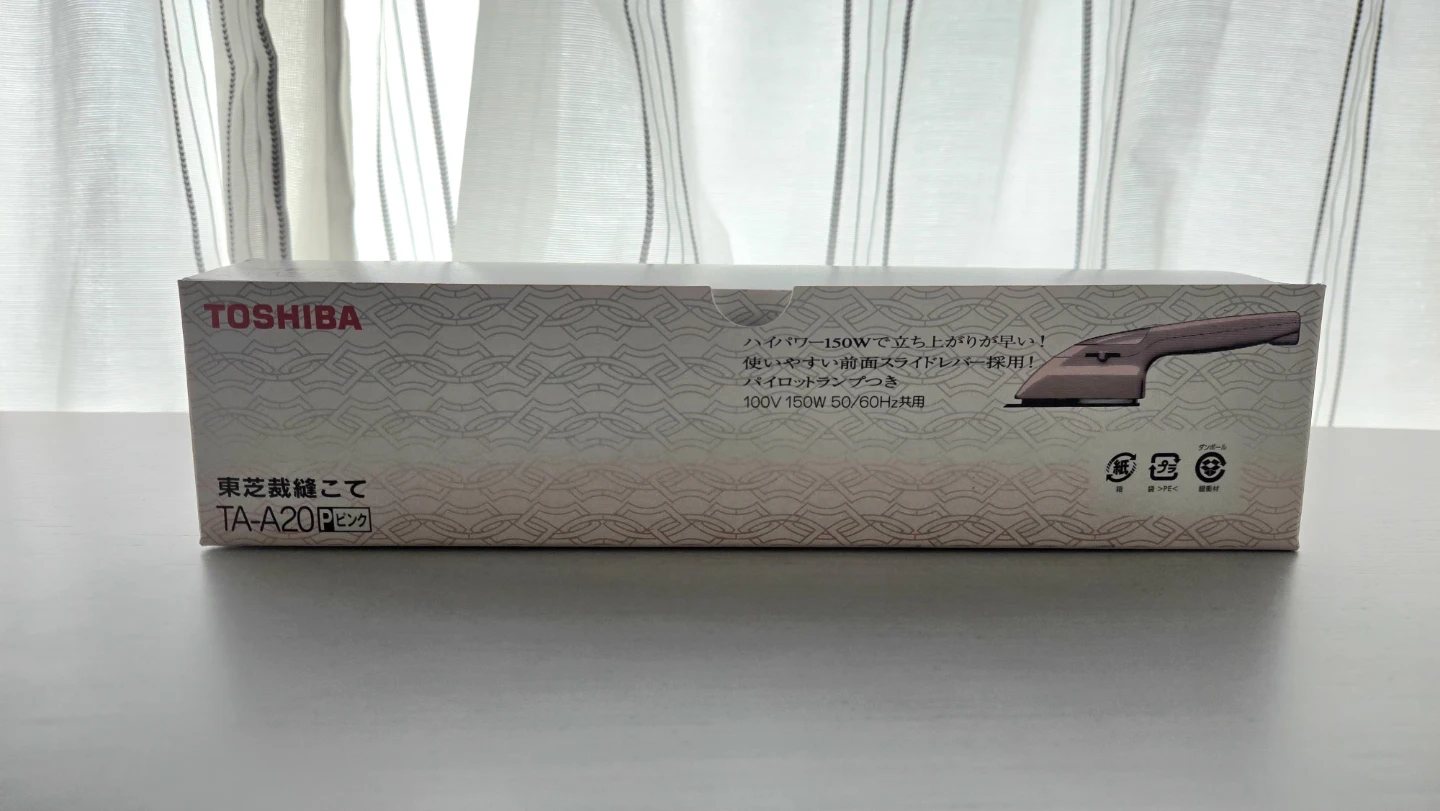 東芝 裁縫こて TA-A20P ピンクの写真3枚目