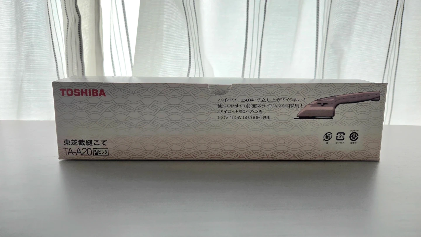 東芝 裁縫こて TA-A20P ピンクの写真3枚目