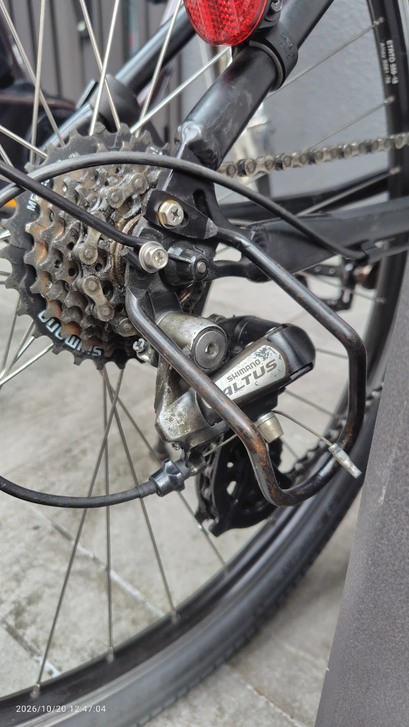 パナソニック 電動自転車 ハリヤ 黒の写真5枚目