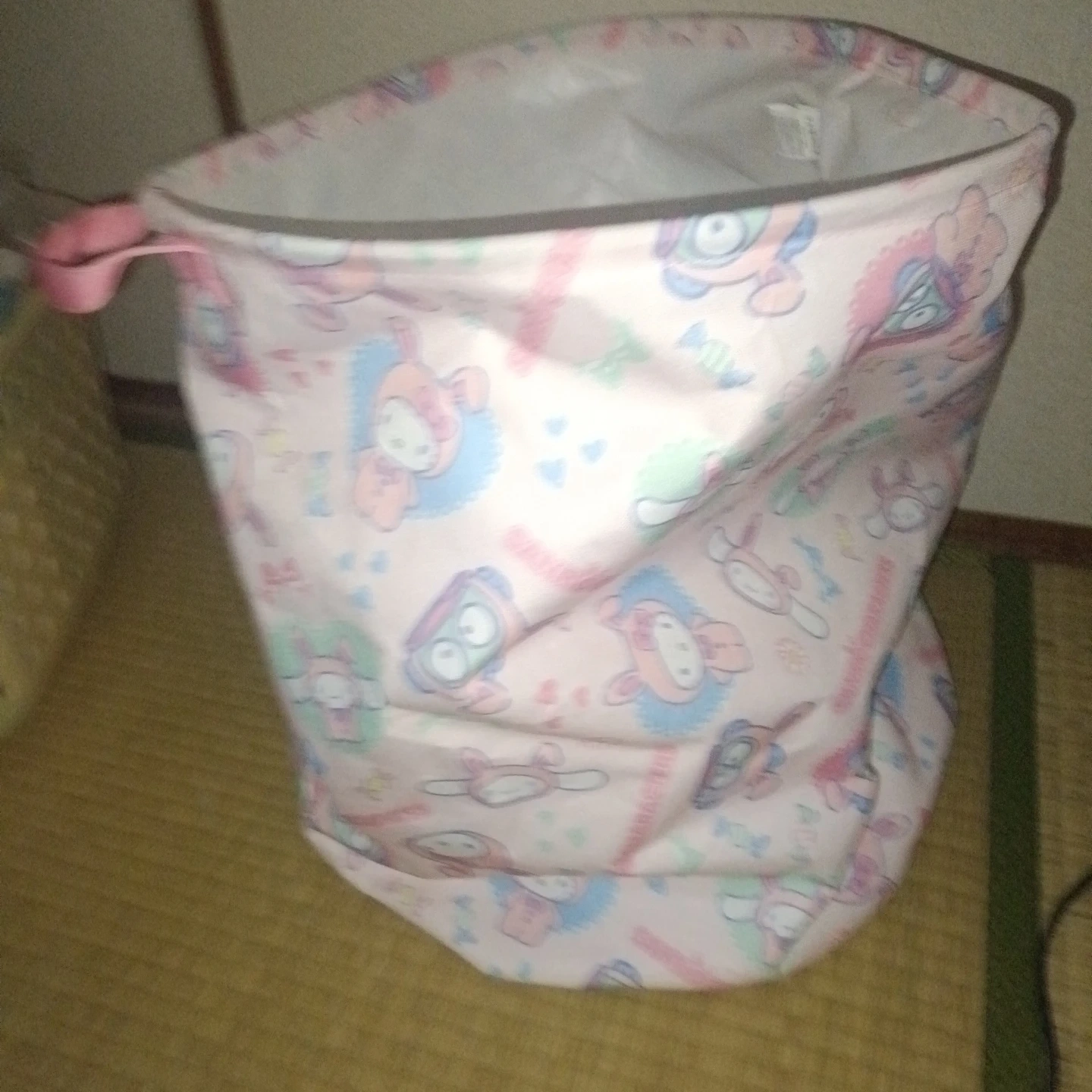 サンリオ 収納バスケット ピンク