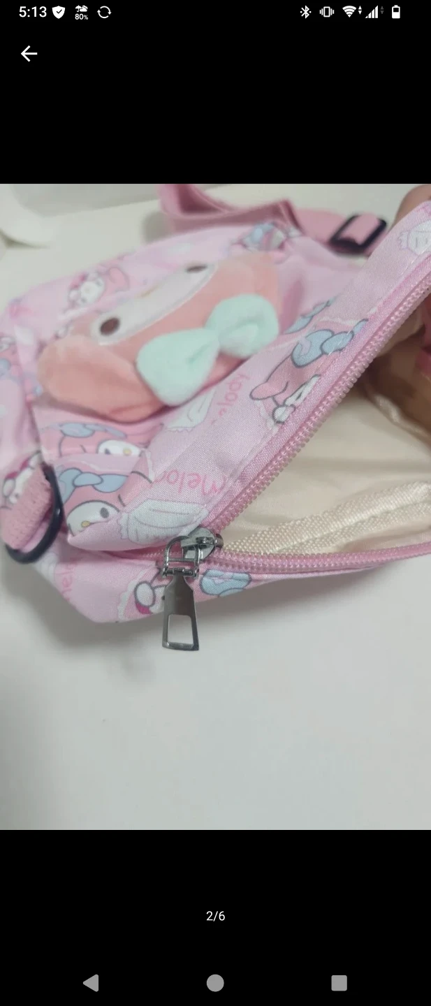 マイメロディ ミニショルダーバッグ ピンクの写真2枚目