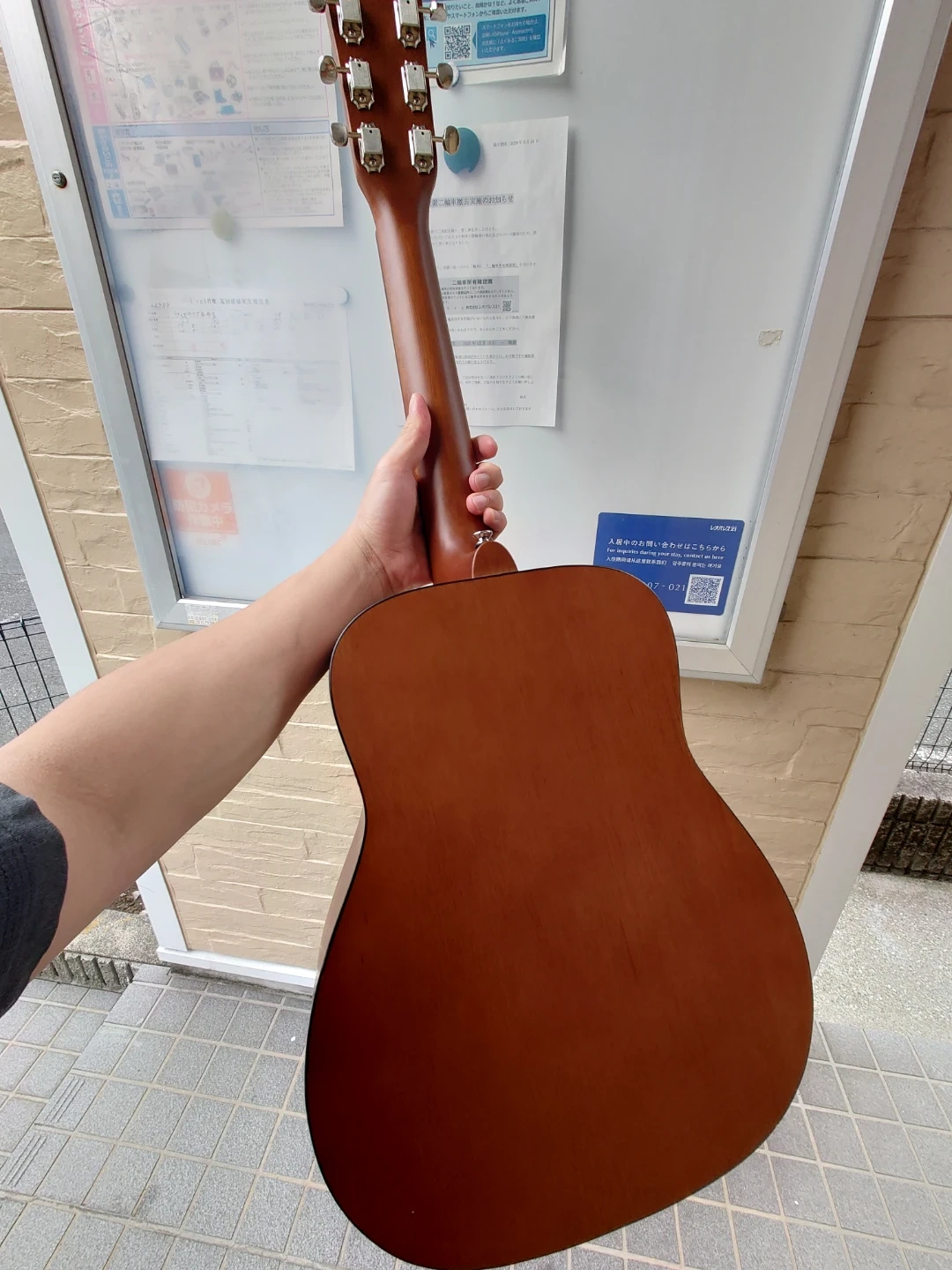 Yamaha FG JR1 3/4 Size Acoustic Guitar with Gig Bag Guitar Caseの写真5枚目
