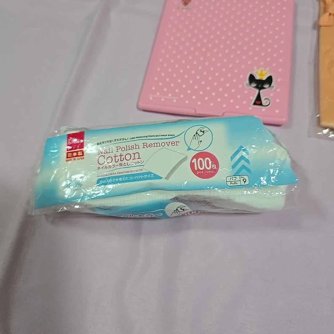 カチューシャ ミラー 巾着 コットン セットの写真3枚目