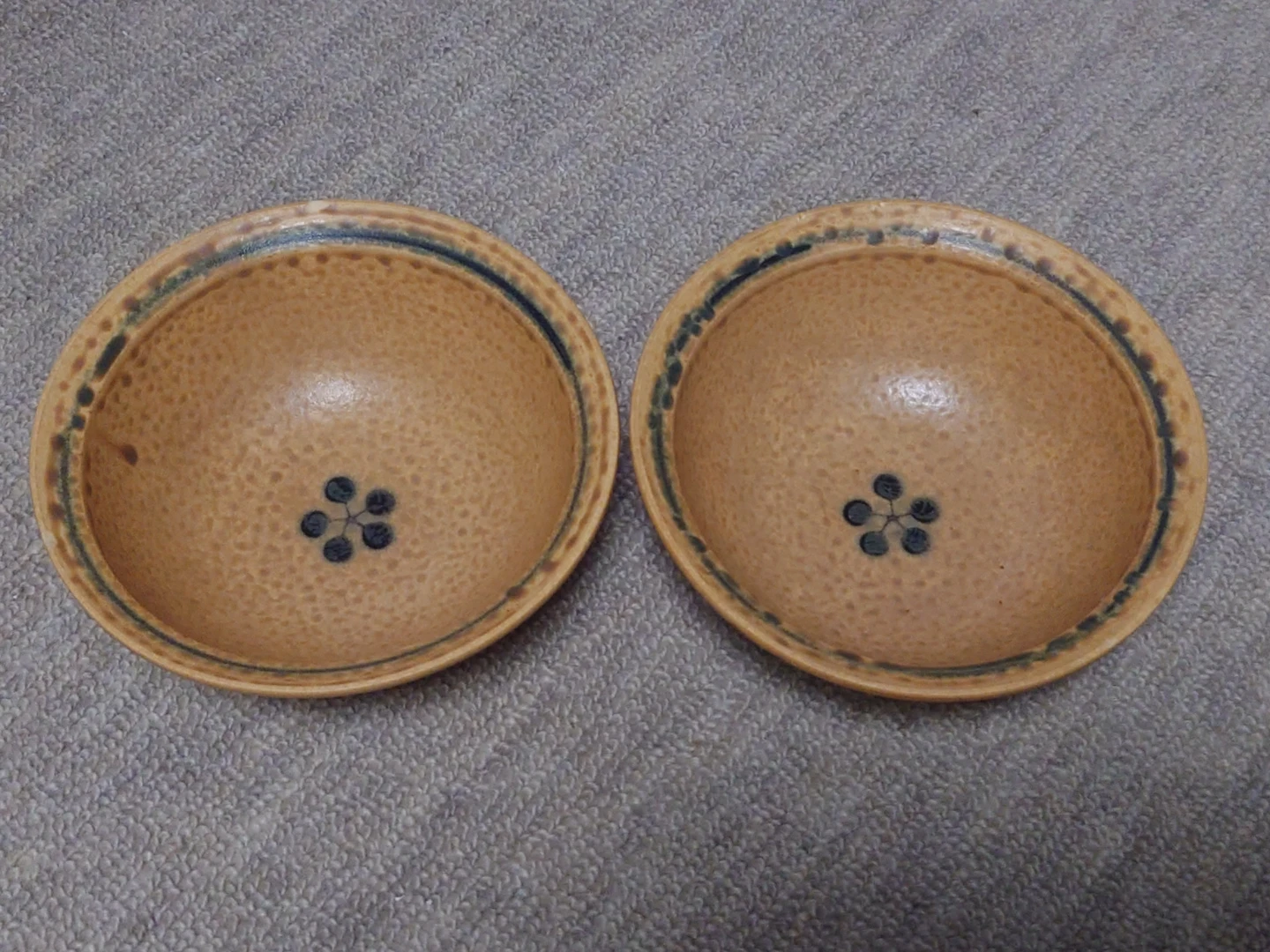 小鹿田焼風 陶器の小鉢 2個セット