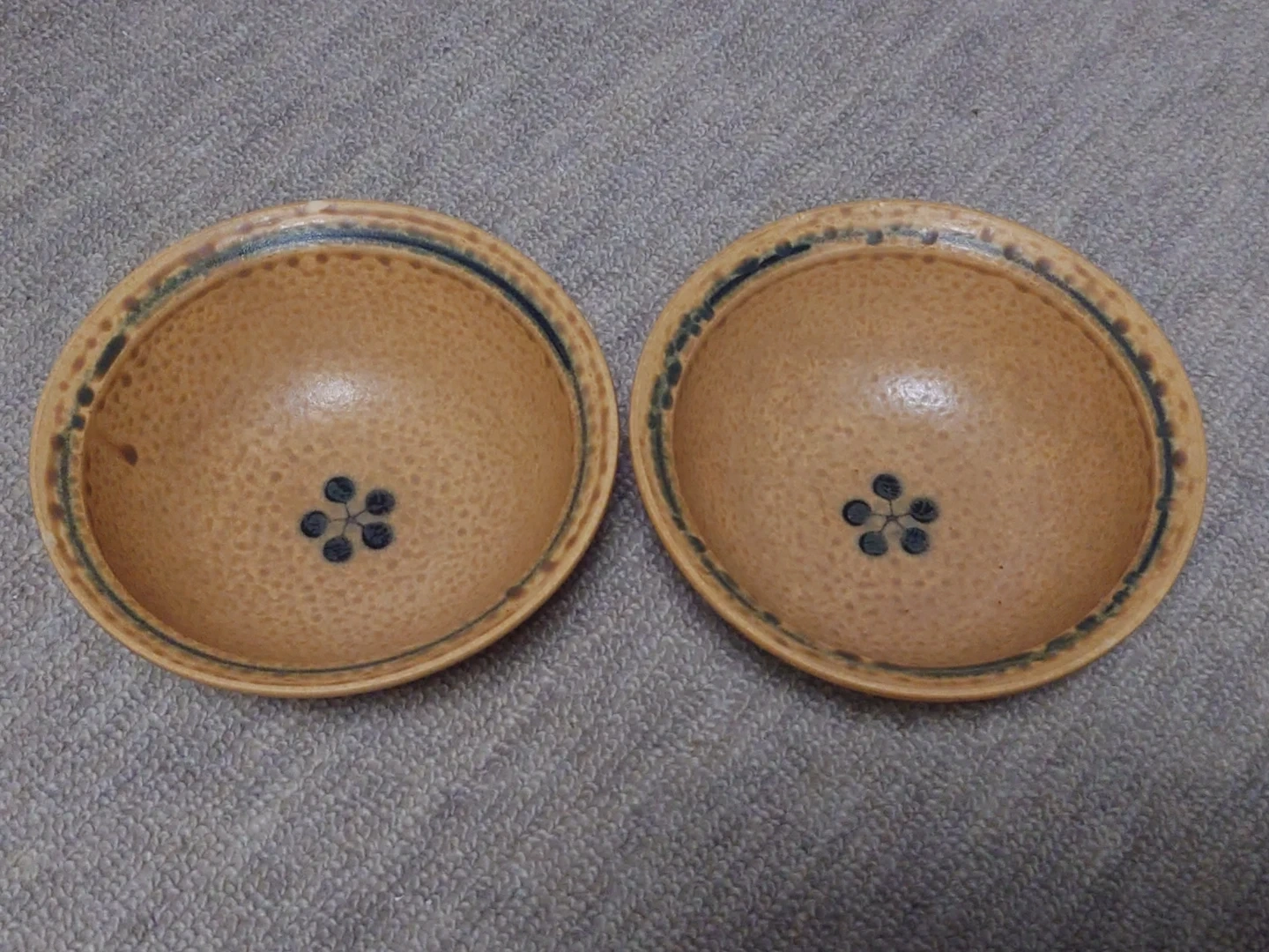 小鹿田焼風 陶器の小鉢 2個セット