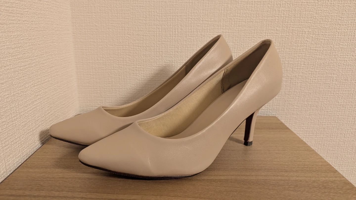 menue パンプス ベージュ 26.0cm