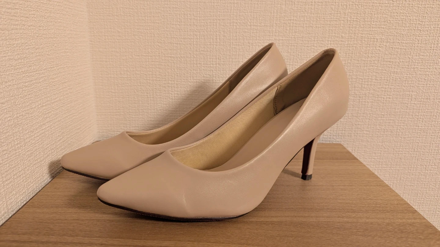 menue パンプス ベージュ 26.0cm