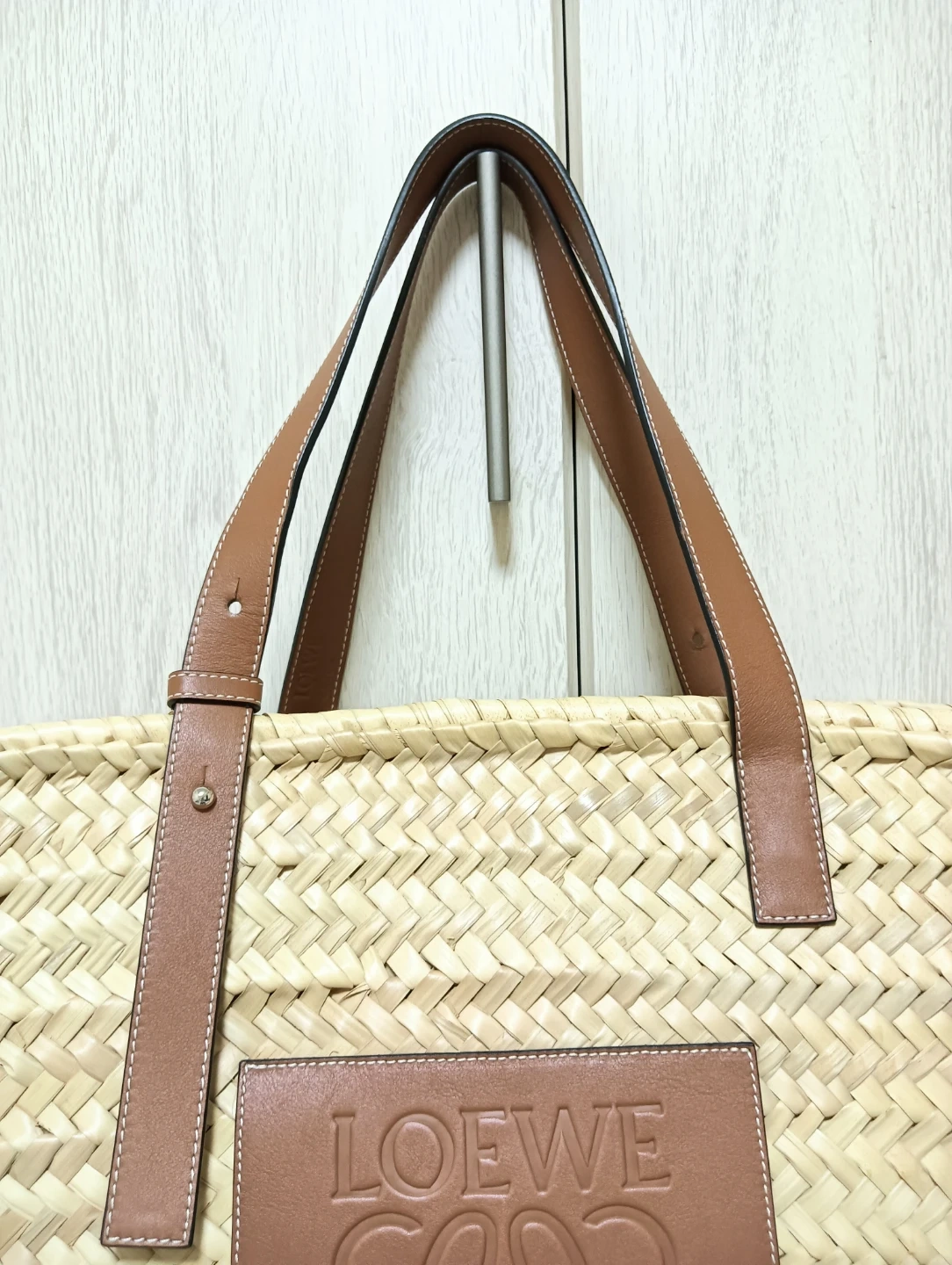 美品。LOEWE ロエベ バスケット バッグ かごトートバッグの写真6枚目