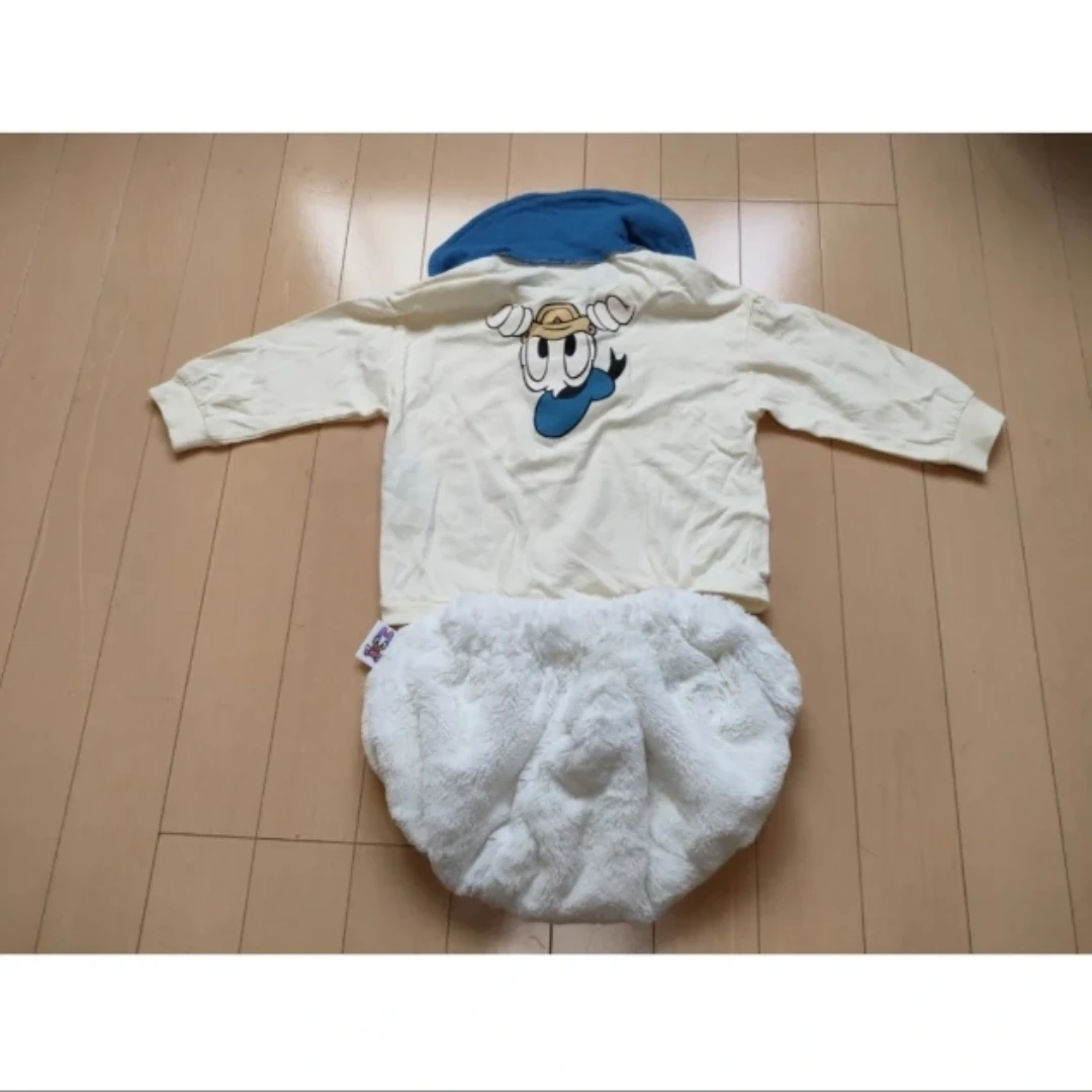 ディズニーランド購入★ドナルド　コスチューム　ドナルドダックセットアップ　ドナルドダックファンキャップの写真3枚目
