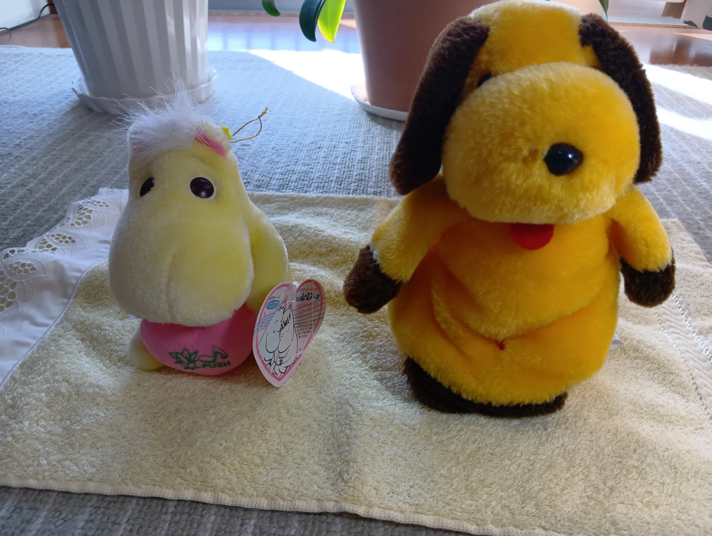 ムーミン＆まんまちゃんぬいぐるみ　戸塚駅受け渡し
