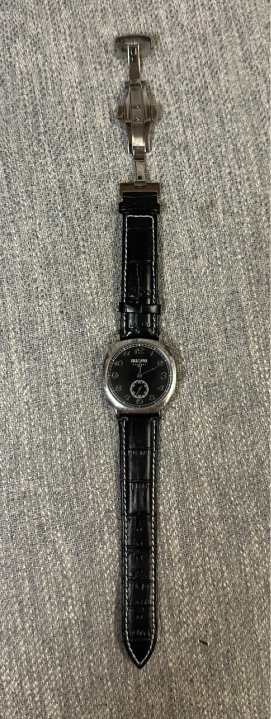 完動品【GOLD PFEIL】 腕時計 クォーツ ブラック文字盤の写真5枚目