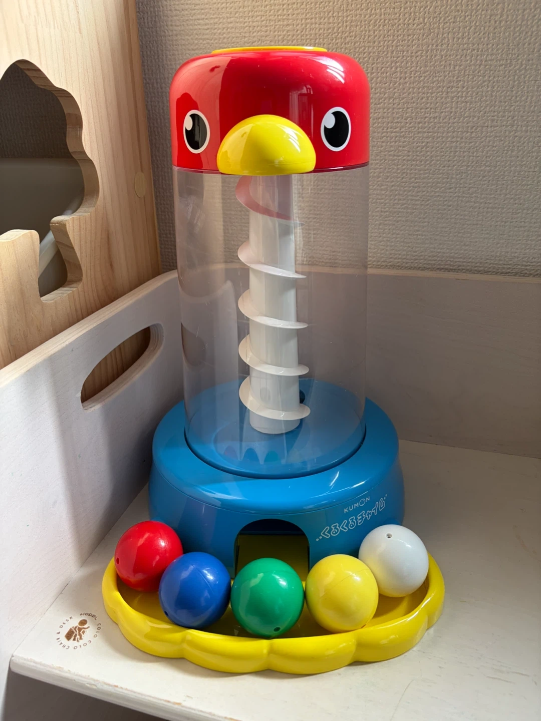 KUMONくるくるチャイム・木製知育玩具・アンパンマンなどの写真2枚目