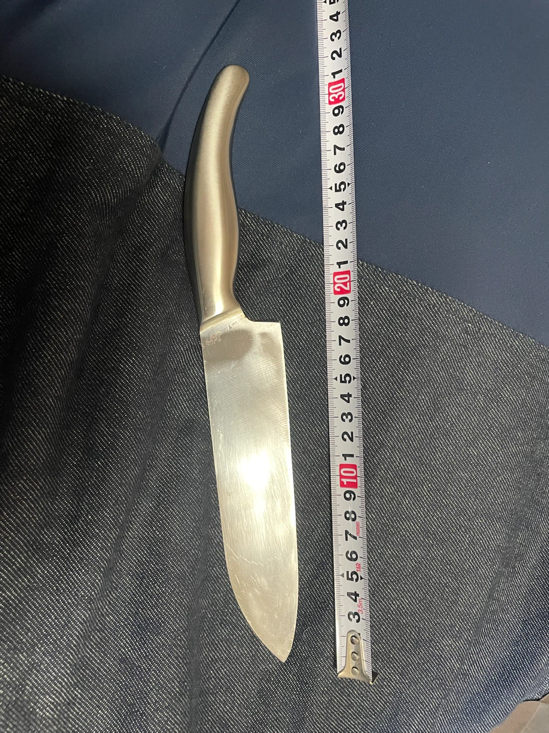 オールステンレス 三徳包丁の写真2枚目