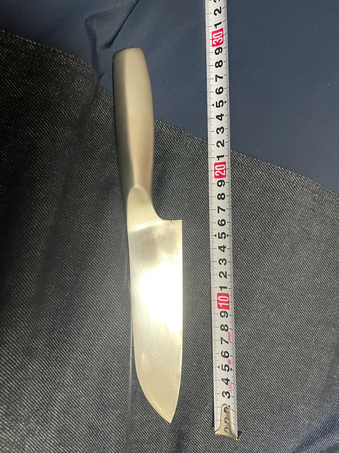 オールステンレス 三徳包丁の写真2枚目