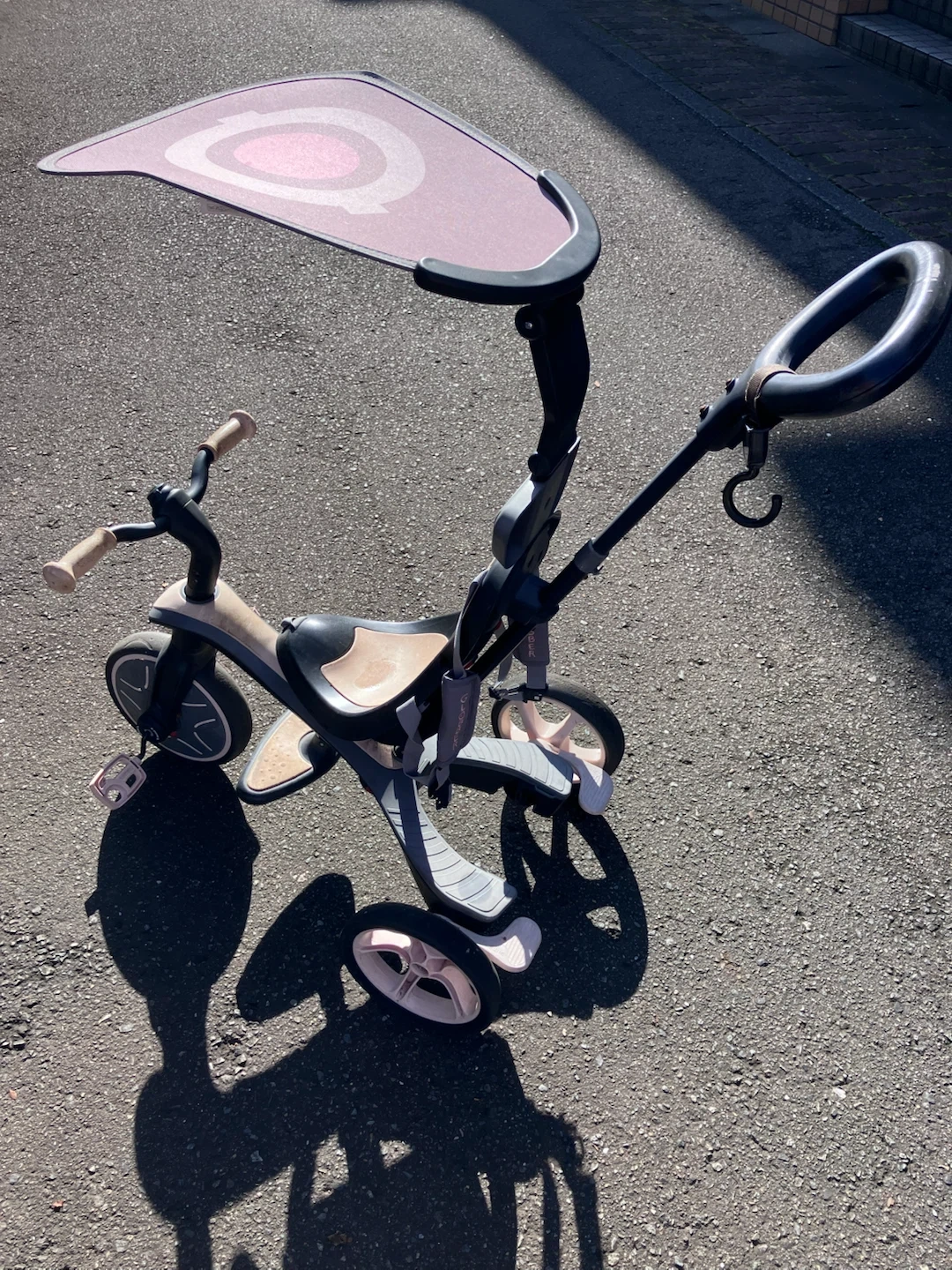 DADWAY GLOBBER エクスプローラー トライク4in1 ピンクの写真4枚目