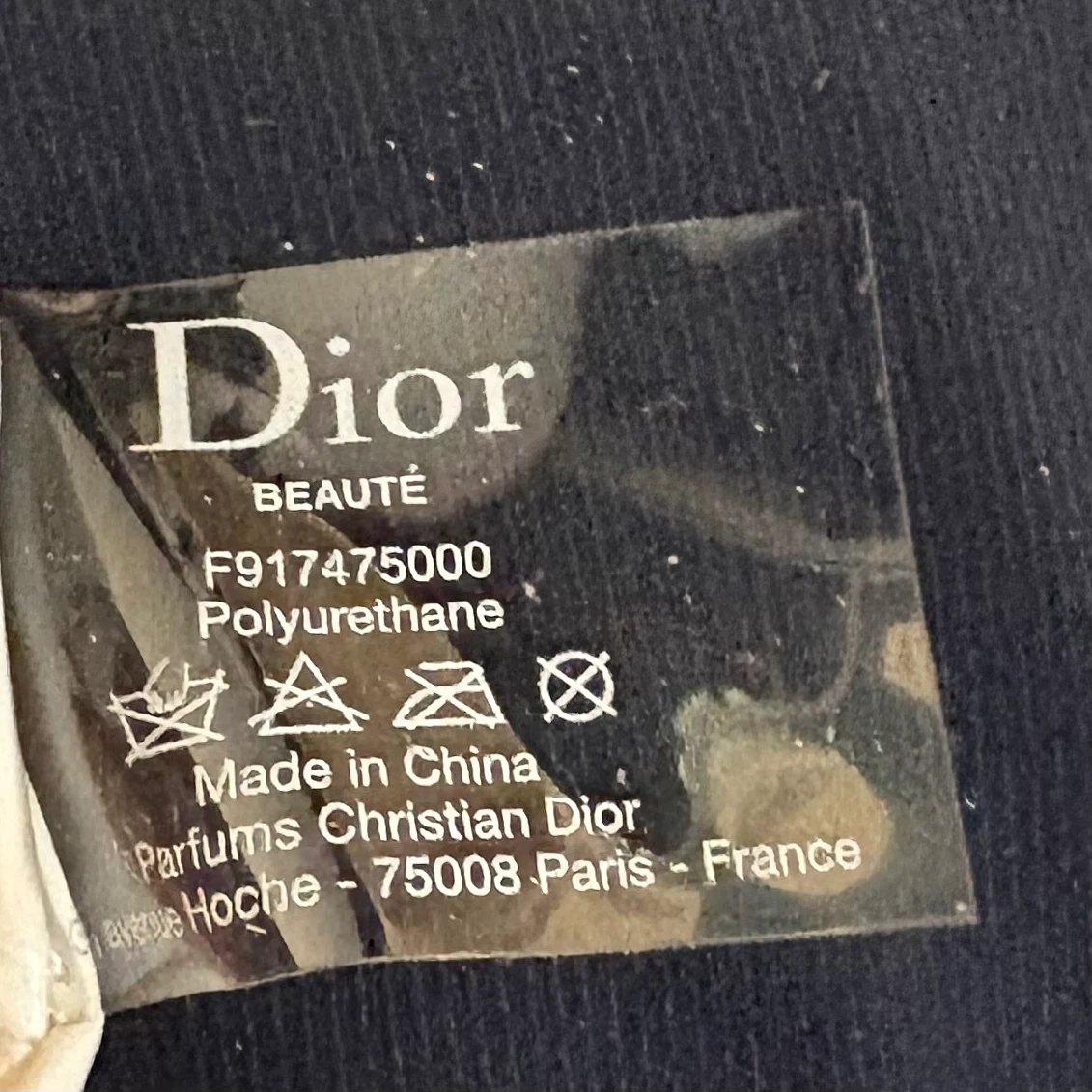 ディオール ポーチ ホワイト ラメ CDロゴの写真9枚目
