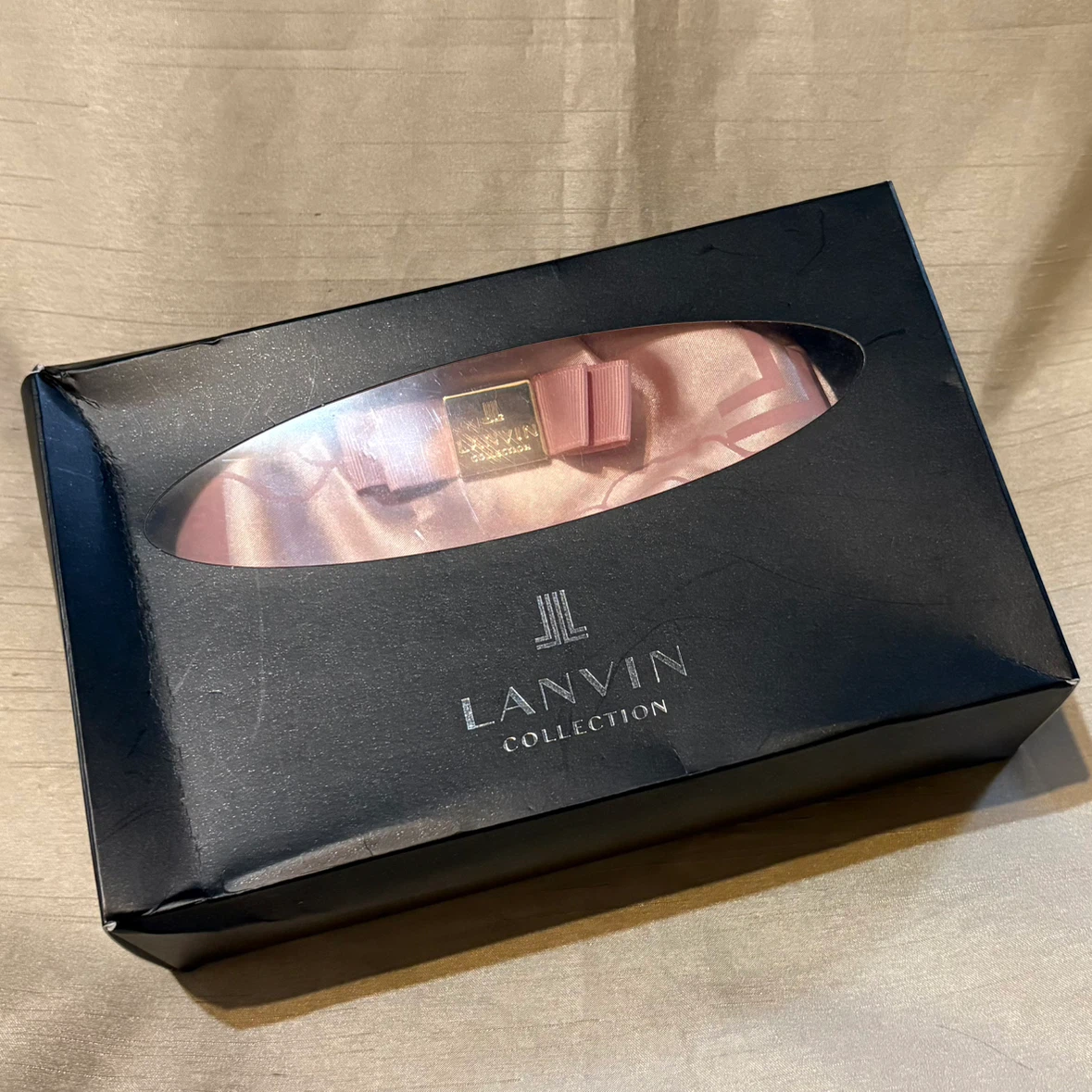 ランバンコレクション ポーチ ピンク リボン