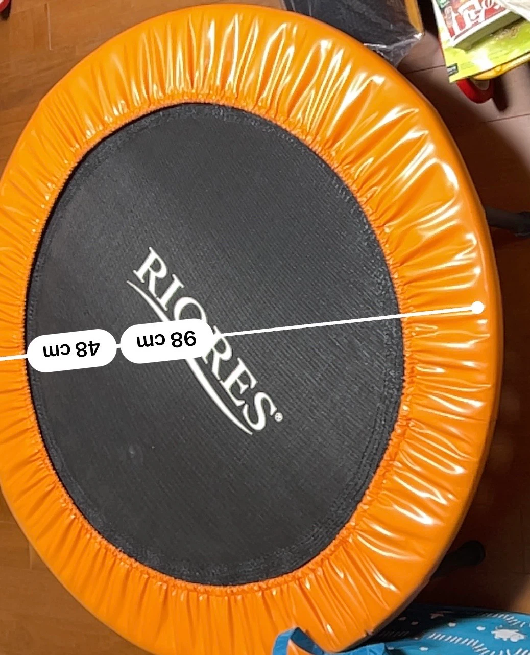 リオレス トランポリン 98cm オレンジ