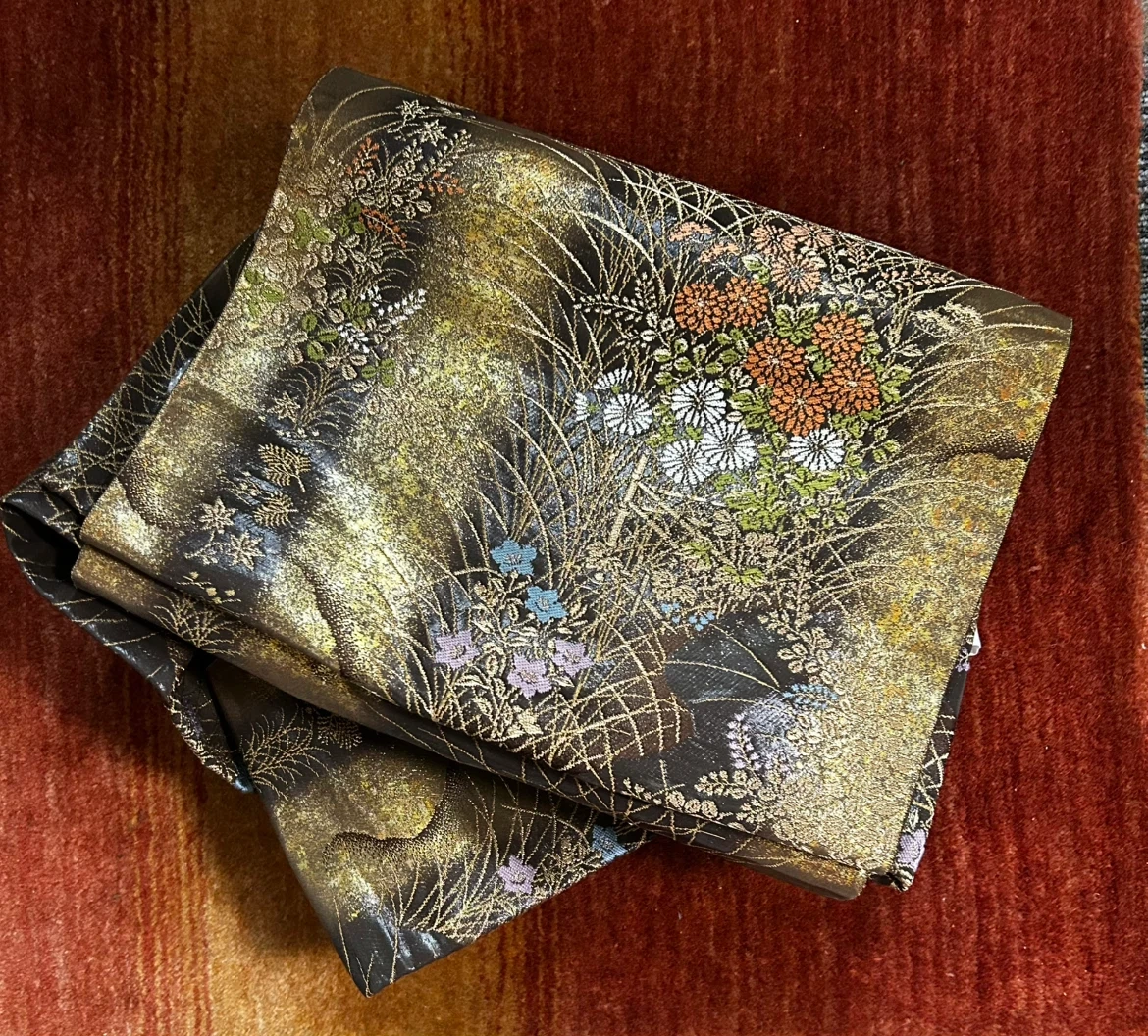 作り帯 付け帯 金箔 艶仕上げ