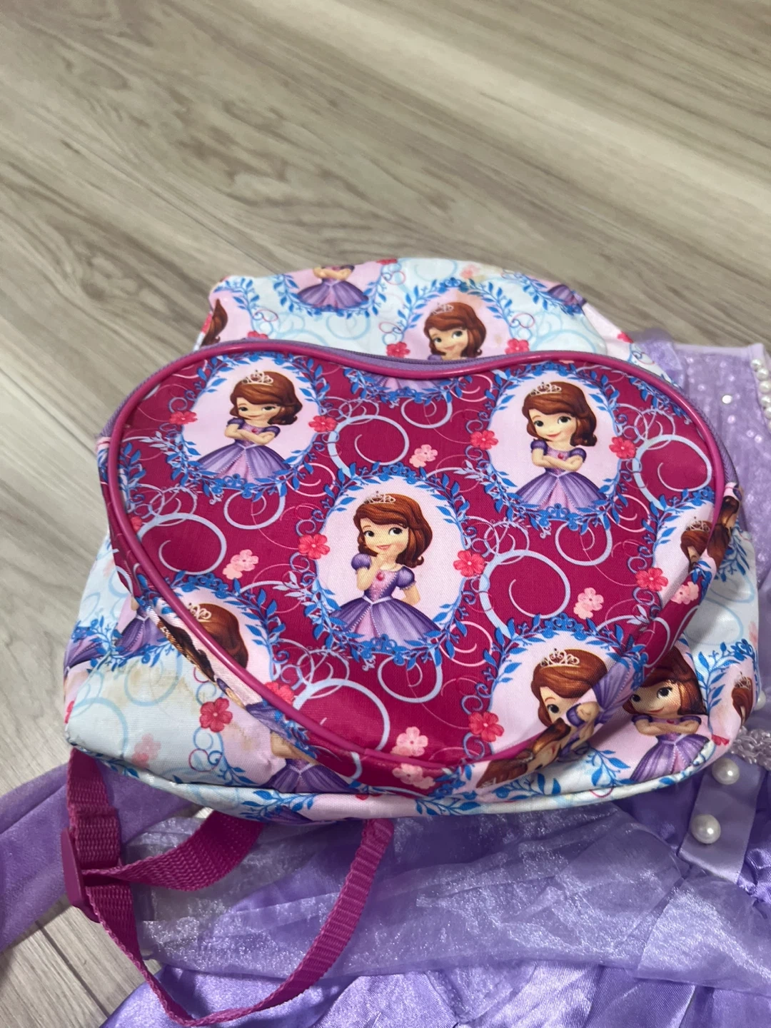 ちいさなプリンセス ソフィア ドレス&リュックセットの写真5枚目