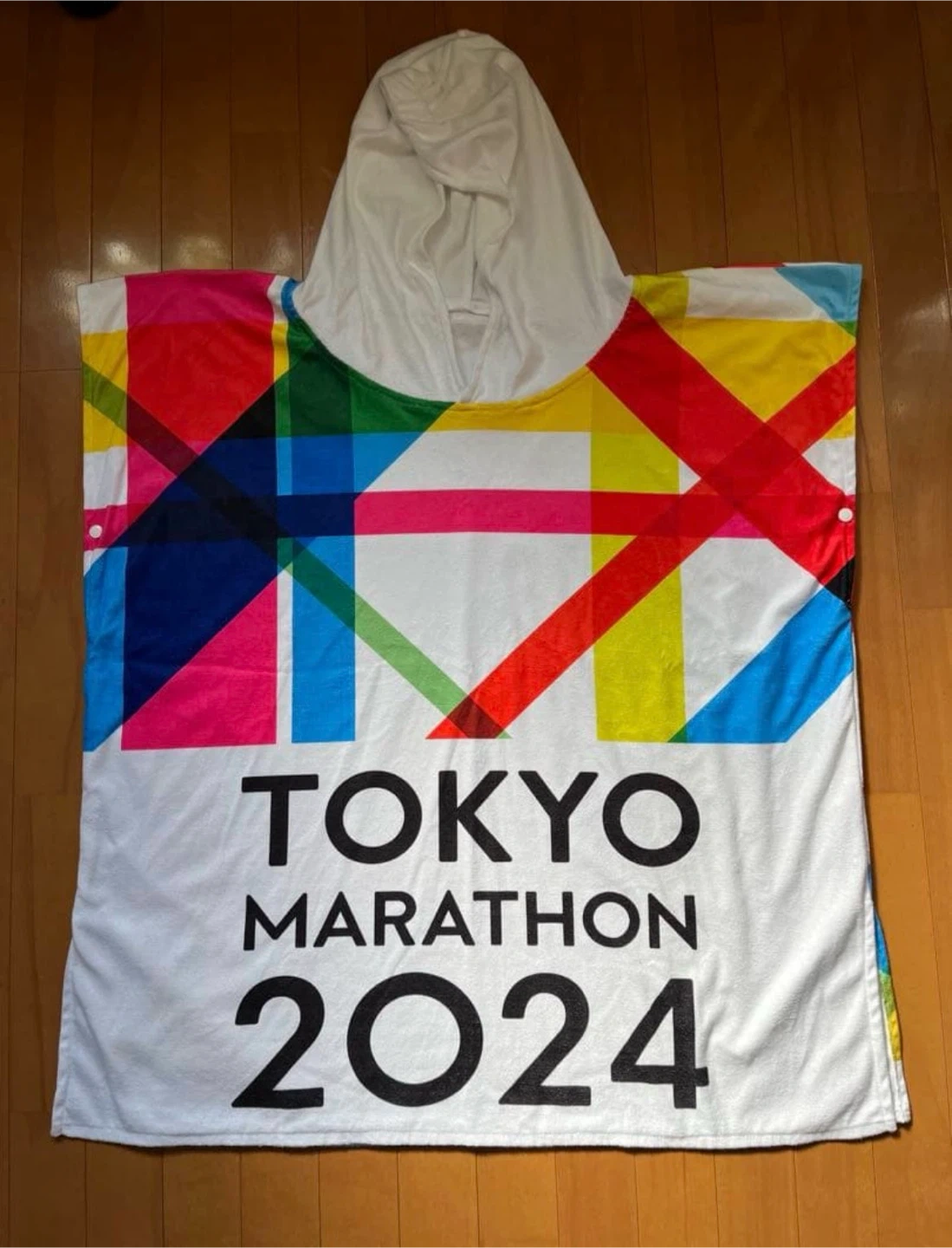 東京マラソン 2024・2020 フード付きタオル