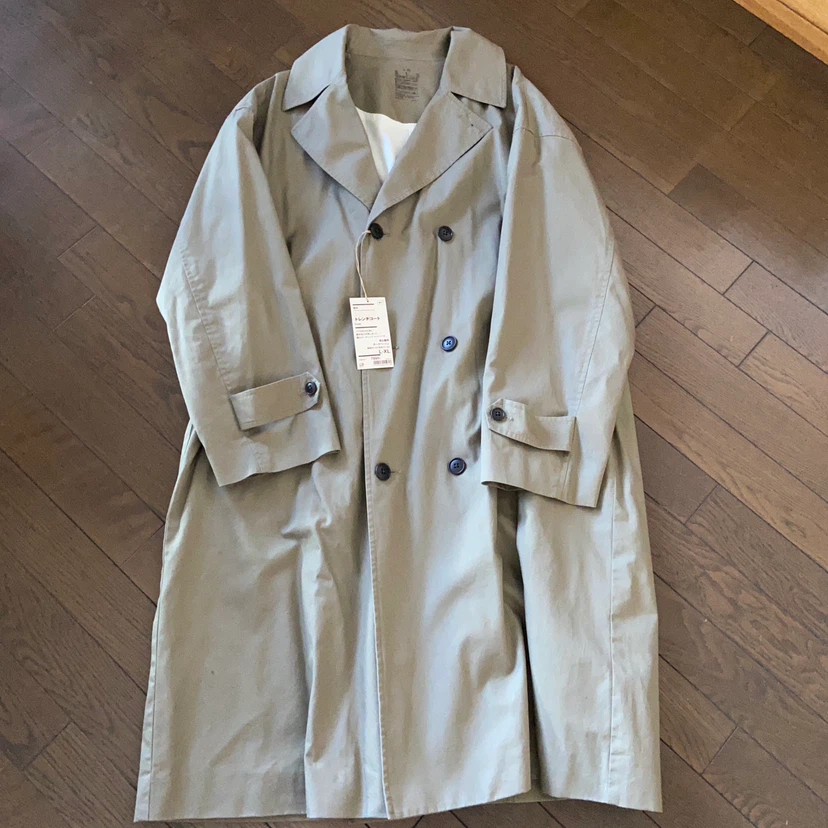 無印良品 トレンチコート ベージュ L-XL