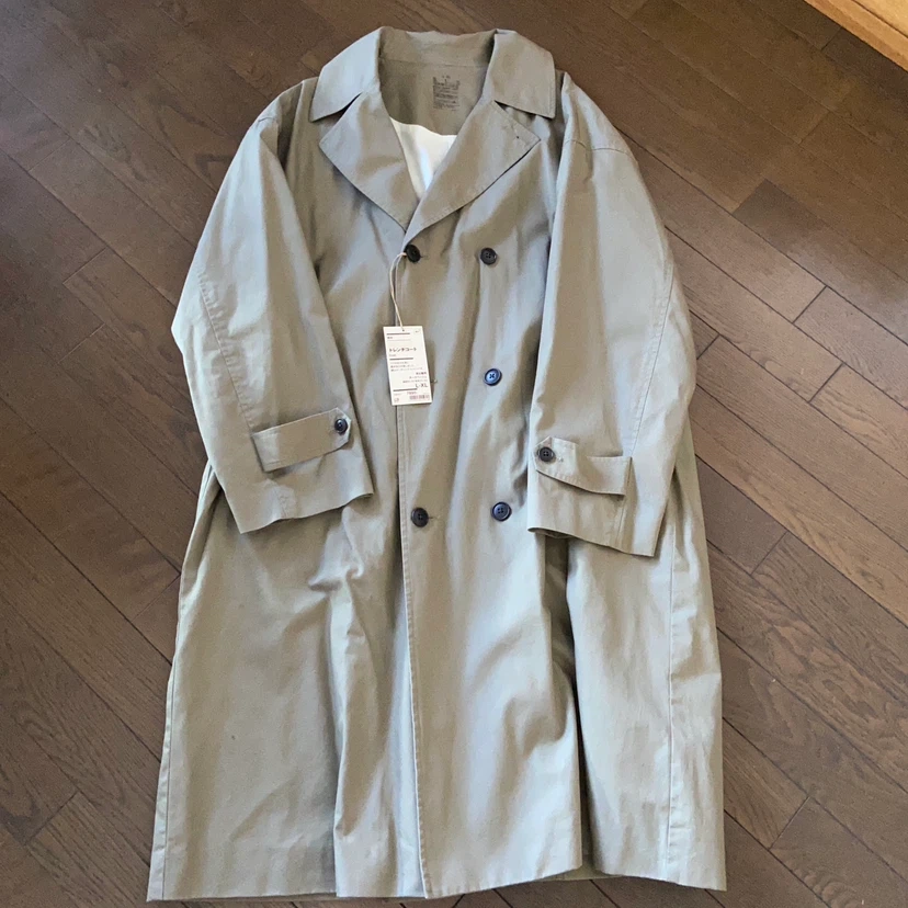 無印良品 トレンチコート ベージュ L-XL