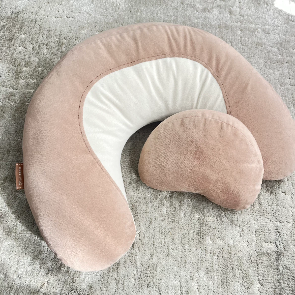 授乳クッション　エールベベ 3WAYクッションプレミアム　ブラウン