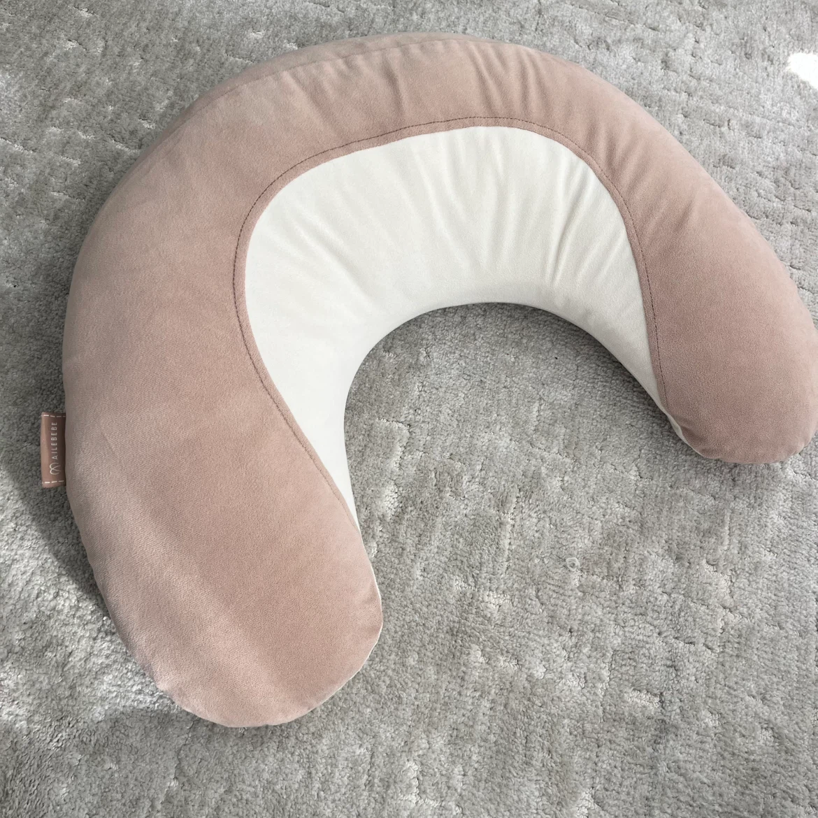 授乳クッション　エールベベ 3WAYクッションプレミアム　ブラウンの写真2枚目