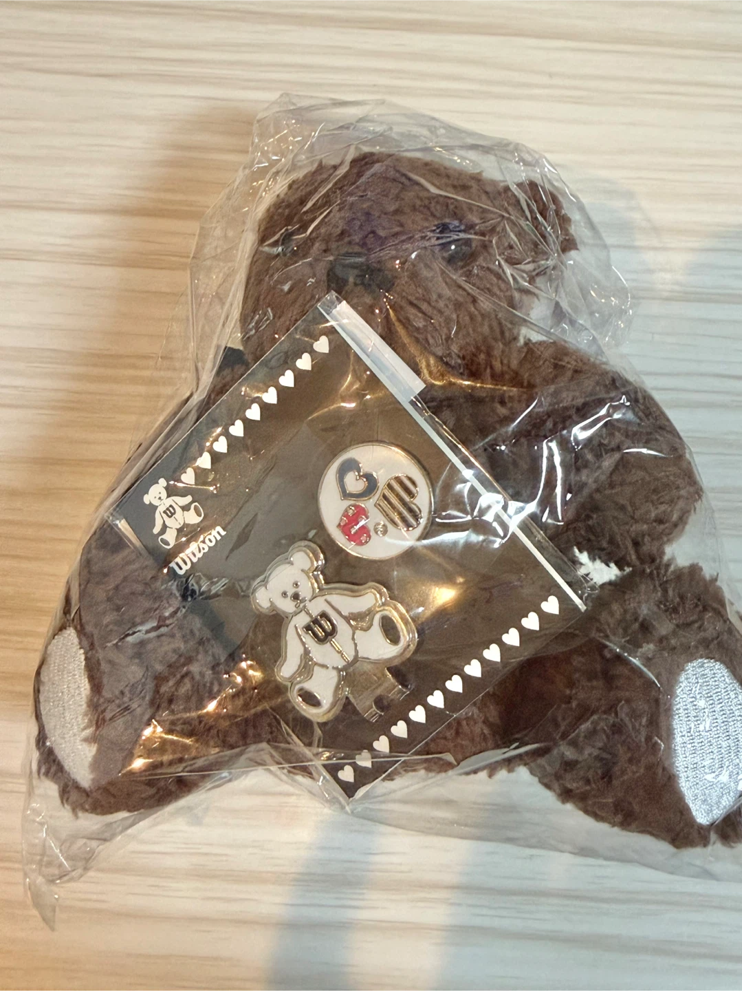 新品未使用　ゴルフ　WILSON BEAR ウィルソンベア ボールポーチ　クリップ　マーカー