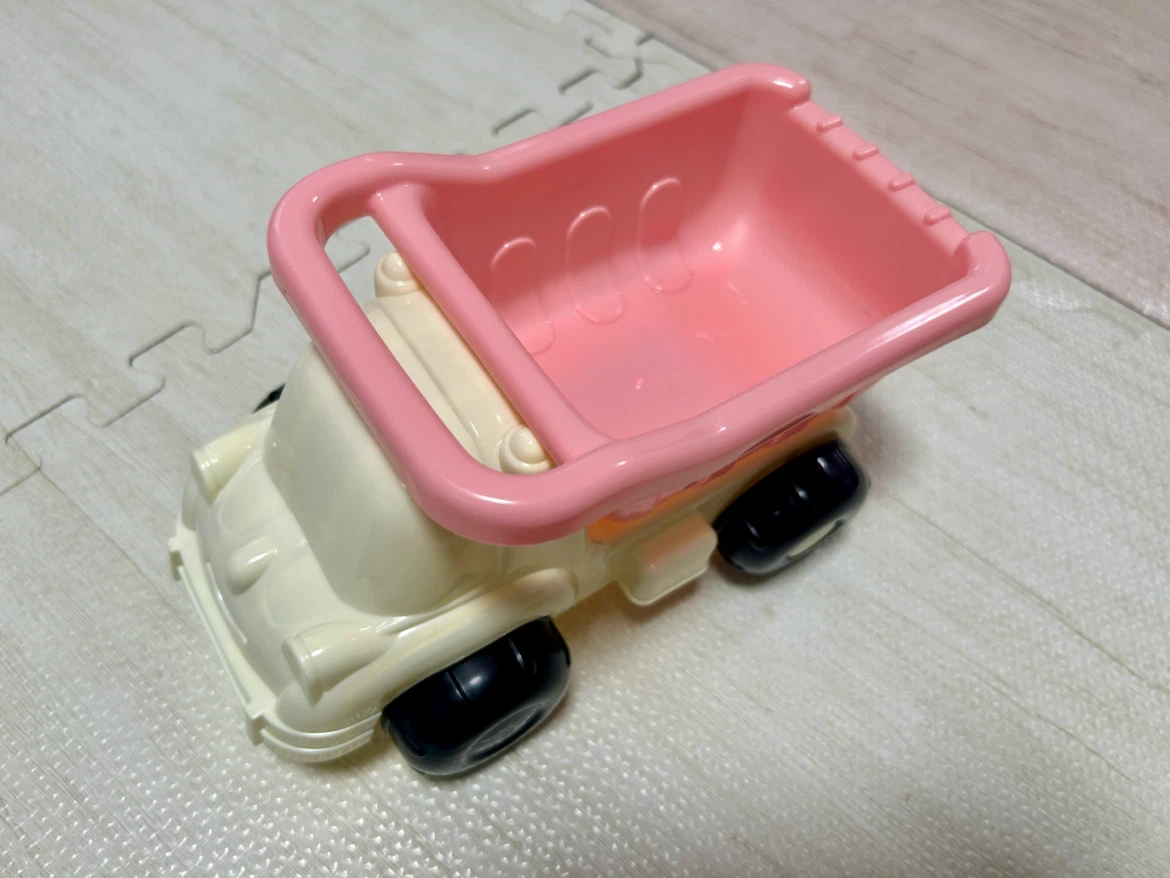 武蔵小杉★新品未使用★お砂場セット ダンプカー 新品メッシュバッグ付きの写真3枚目