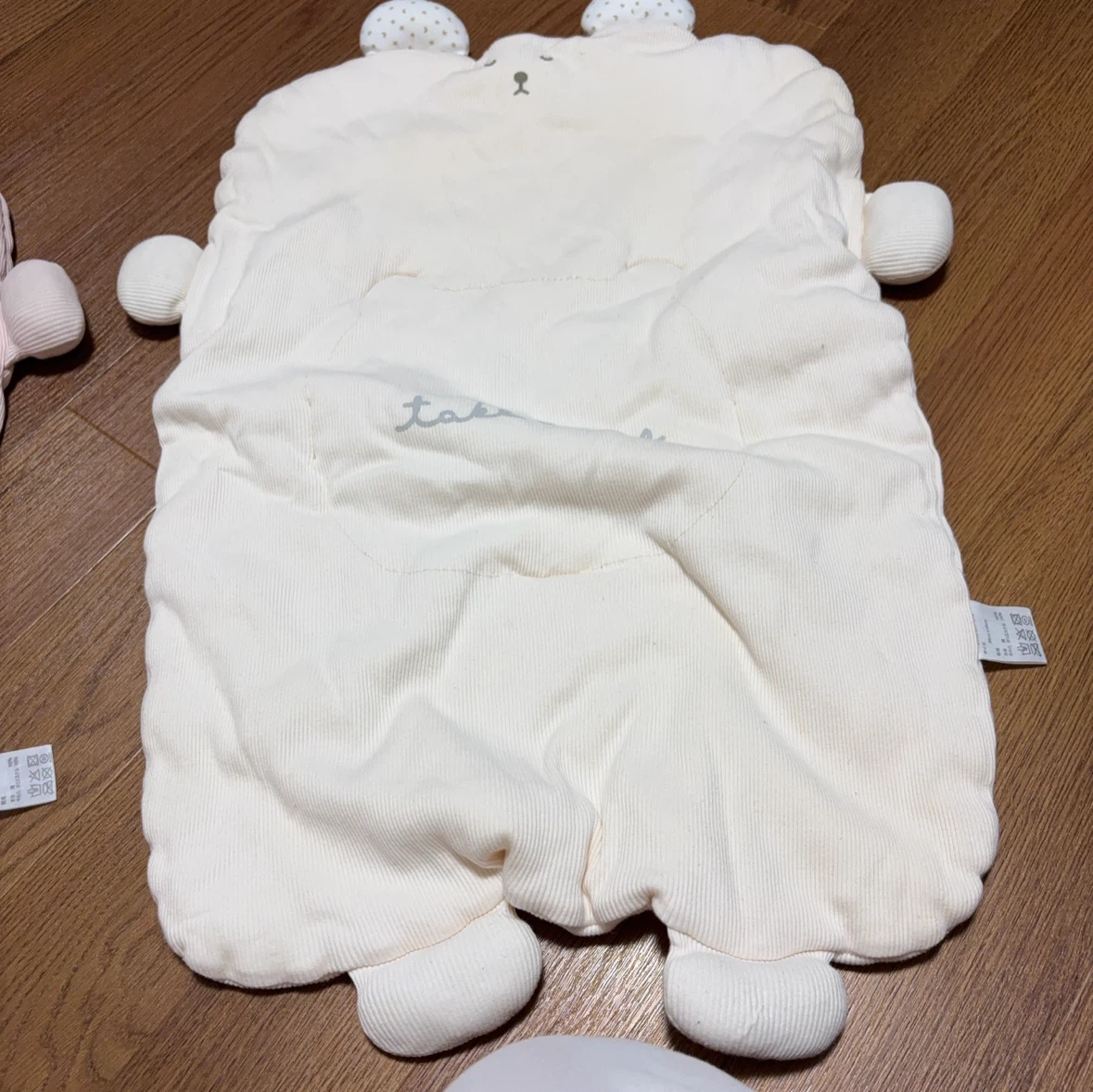 テディベア型 ベビー用おくるみ ブランケット