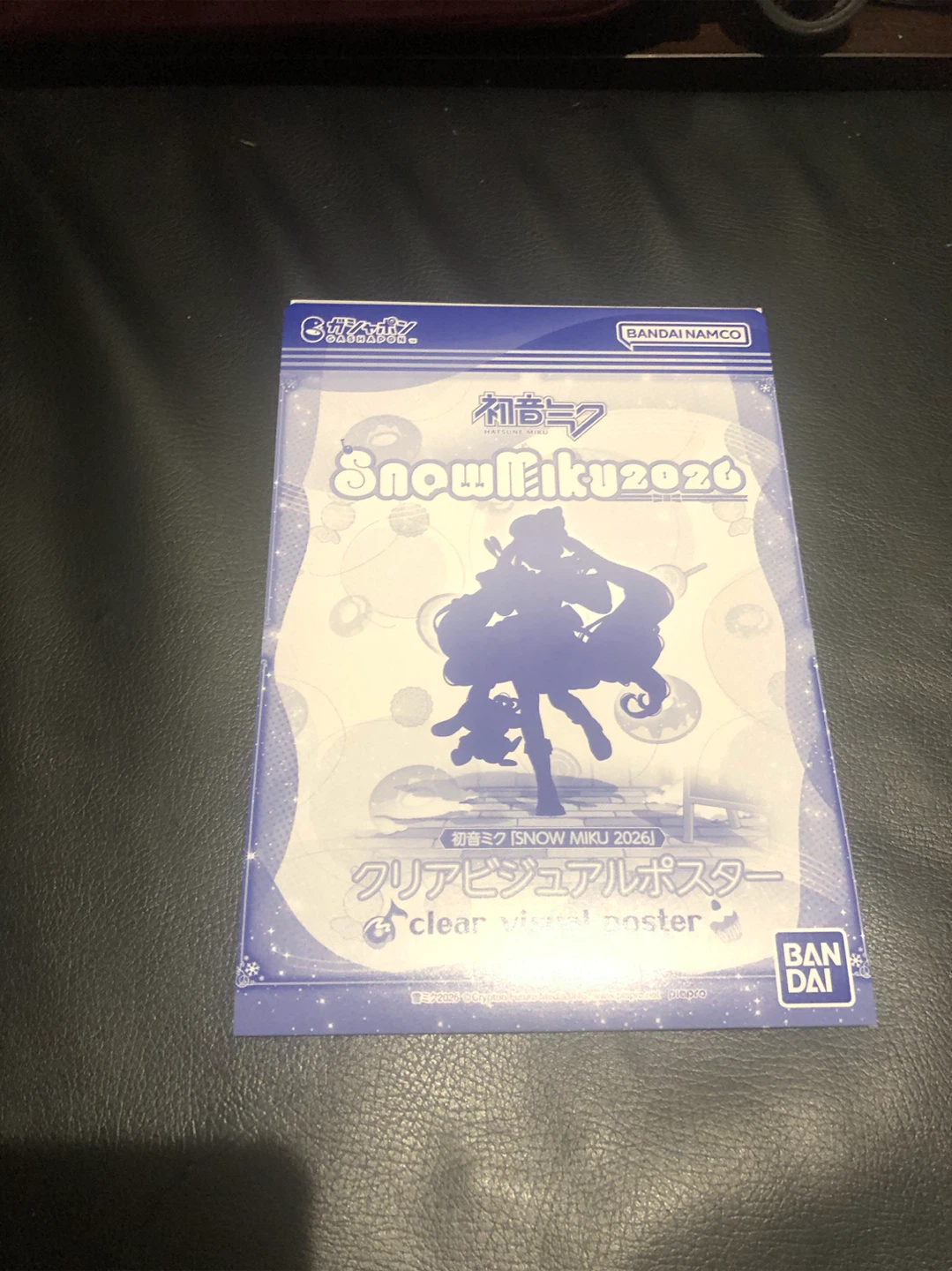初音ミク SNOW MIKU 2026 クリアビジュアルポスターの写真2枚目