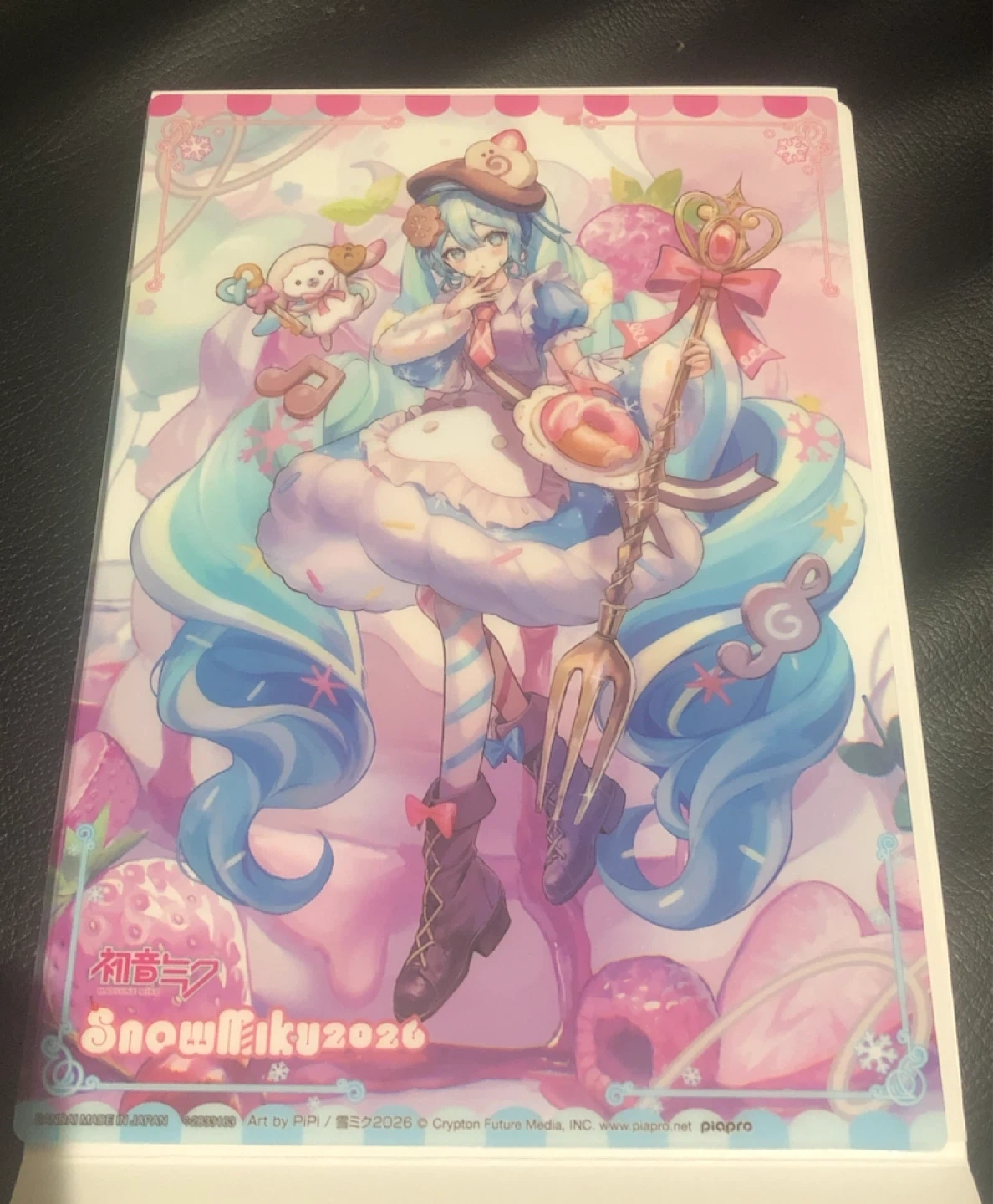 初音ミク SNOW MIKU 2026 クリアビジュアルポスター