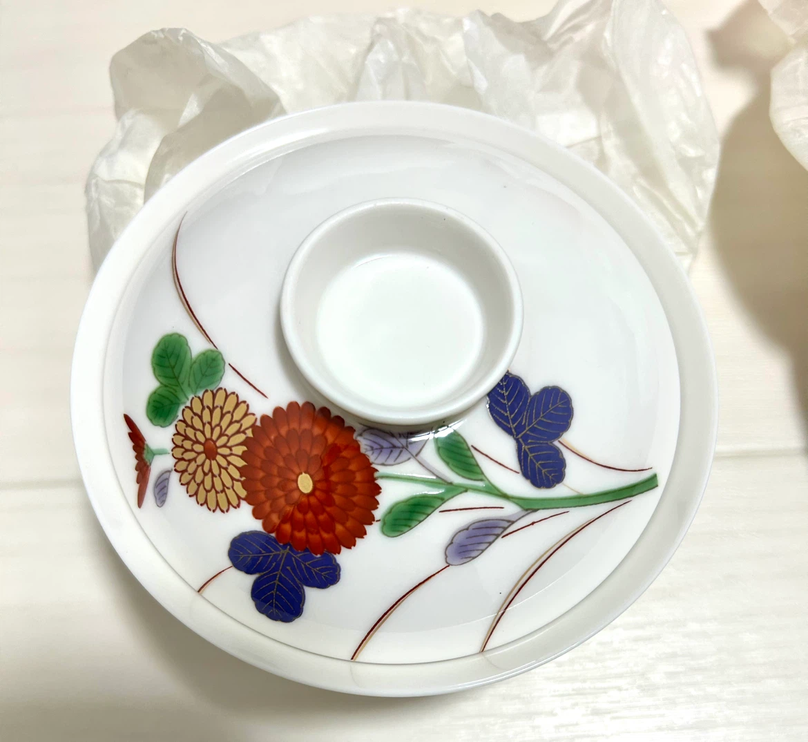 【高級・定価約1万円相当】香蘭社 蓋付き 夫婦茶碗 ペア 飯碗 W201 DAの写真2枚目