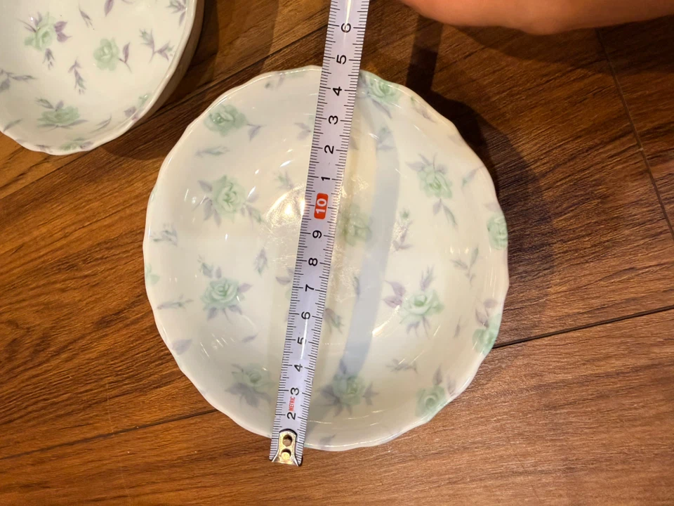 花柄 ボウル 2個セットの写真3枚目