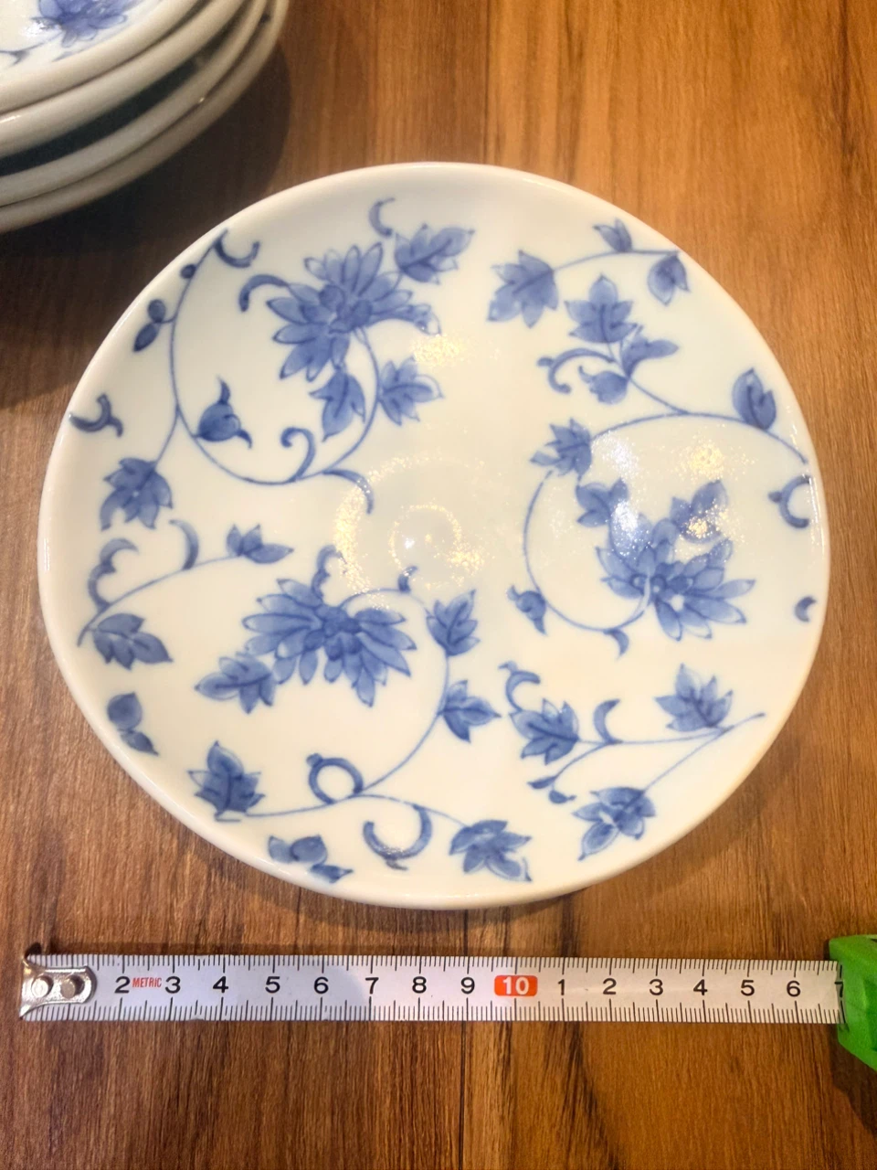 染付 小皿 5枚セット 花柄の写真3枚目