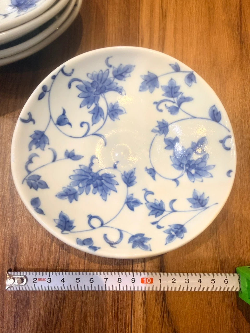 染付 小皿 5枚セット 花柄の写真3枚目