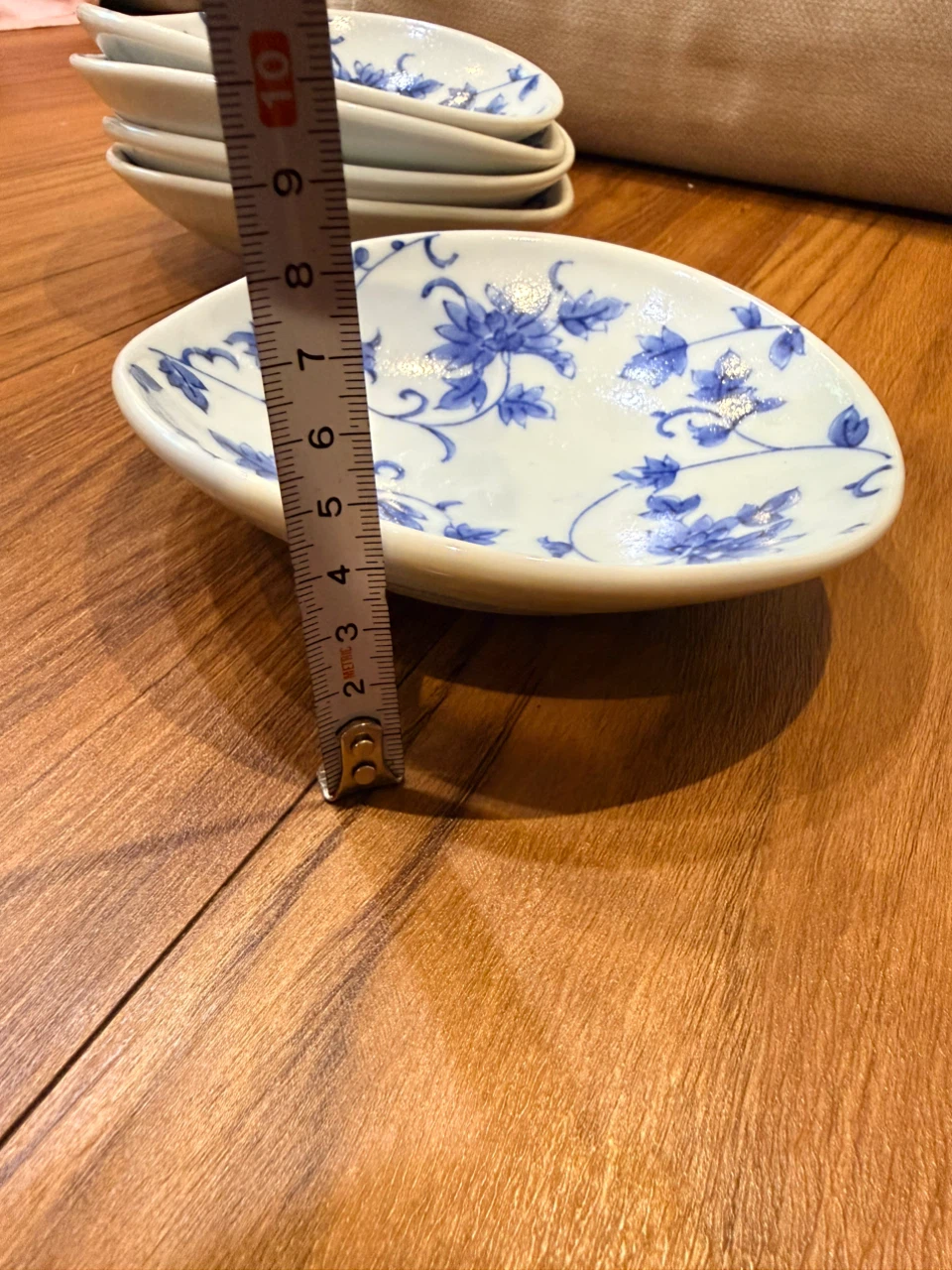 染付 小皿 5枚セット 花柄の写真4枚目