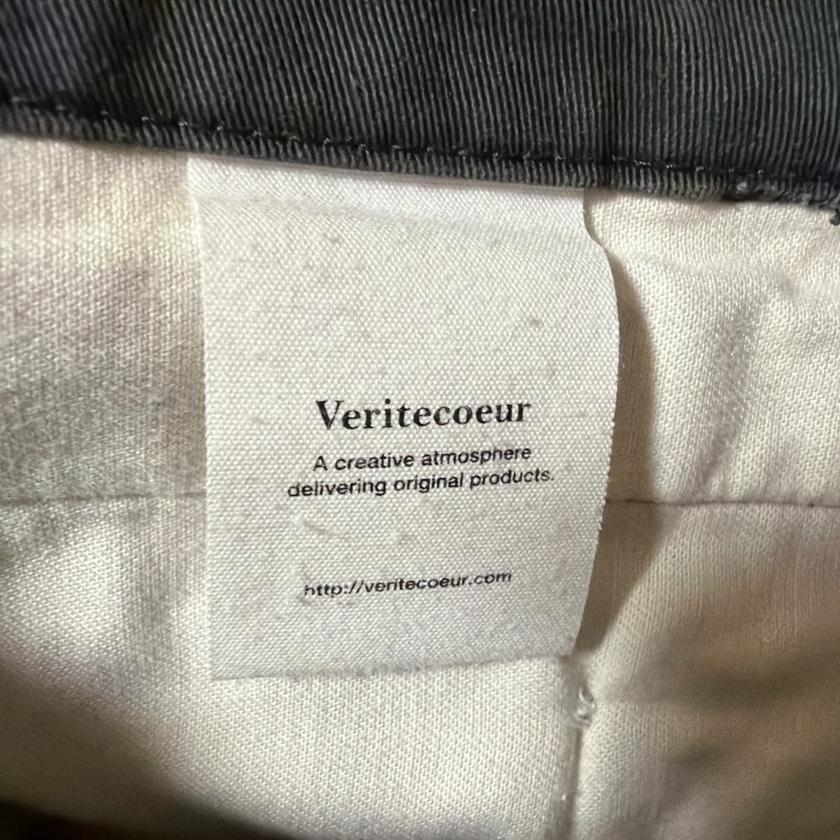 定価2万円　Veritecoeur カヤヌコットンチノパンツの写真6枚目