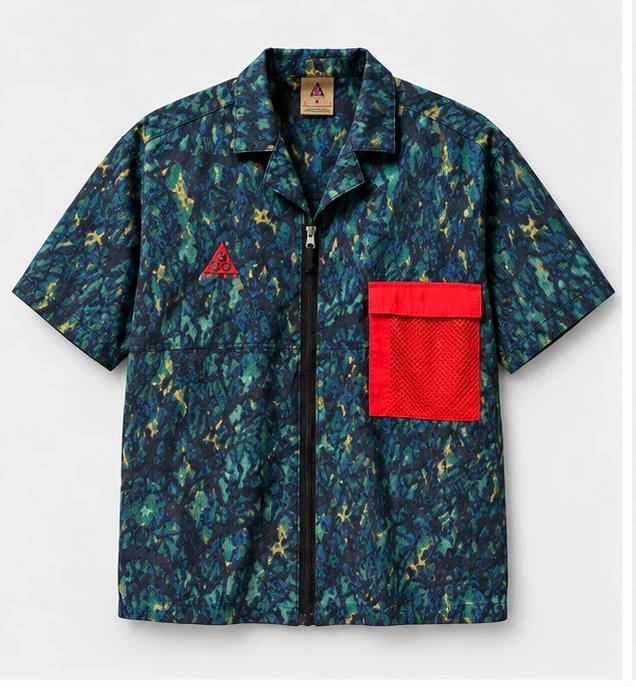 19AW NIKE ACG カモフラ ジップシャツ