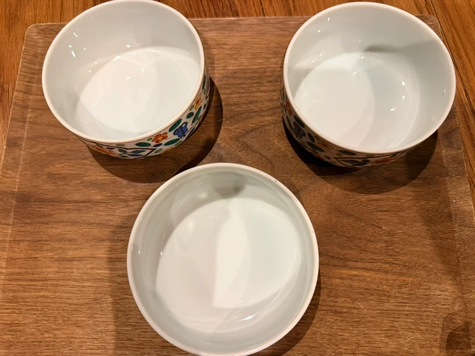 花柄 小鉢 3点セット 陶器の写真3枚目