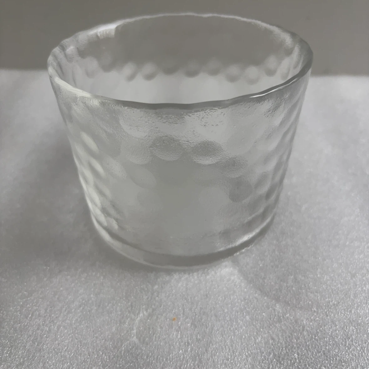 ガラス製 槌目模様 グラス