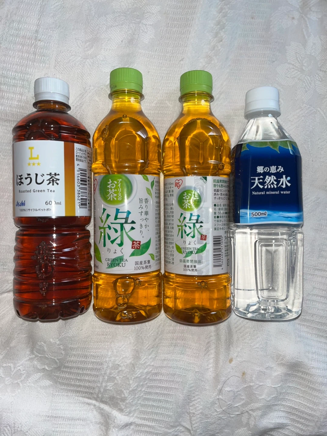 飲料 4本セット ほうじ茶 緑茶 天然水
