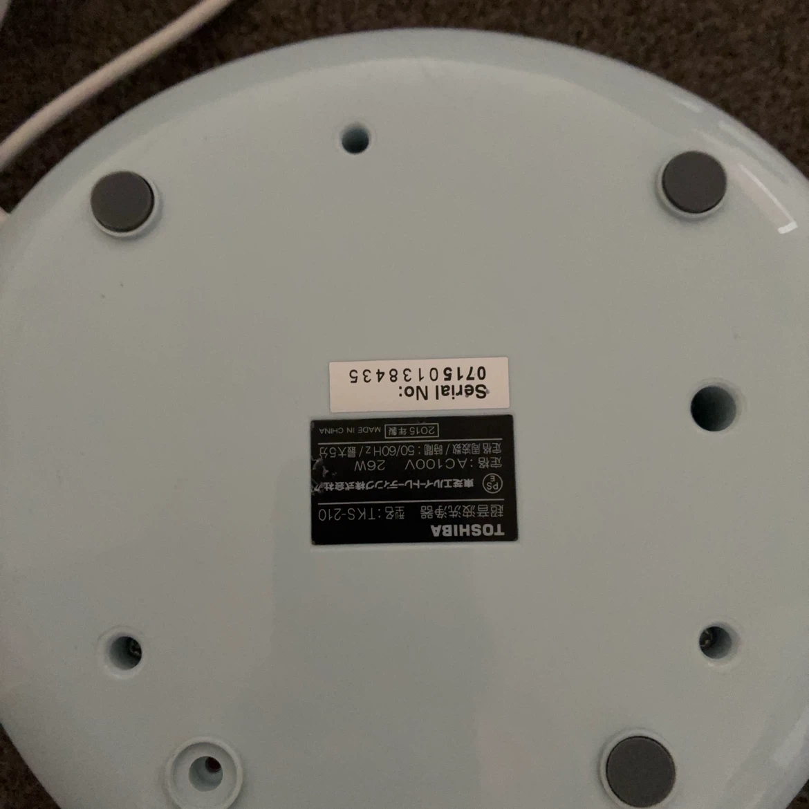 東芝 超音波洗浄器 TKS-210の写真5枚目