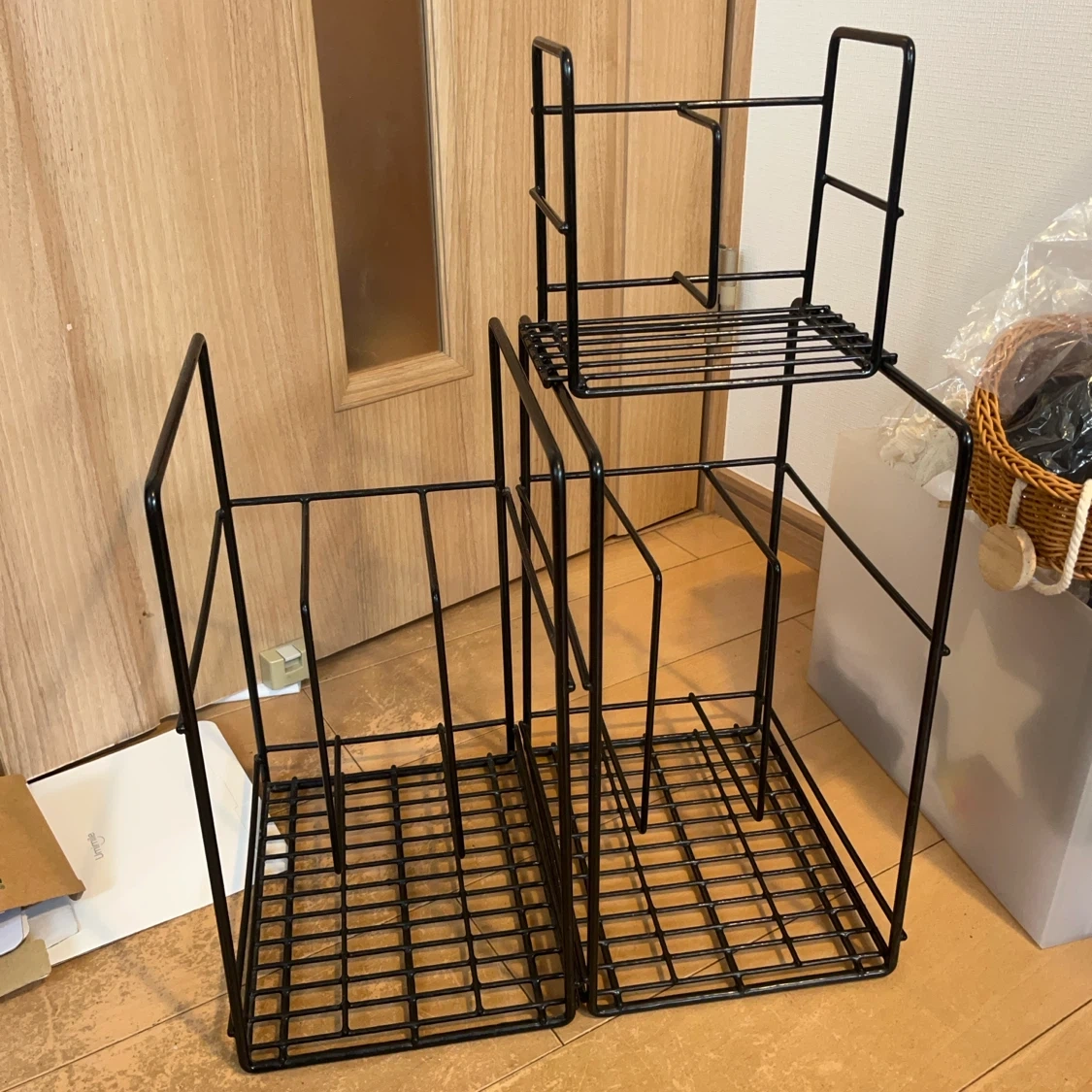 10/5まで スチール製収納ラック 2個セット