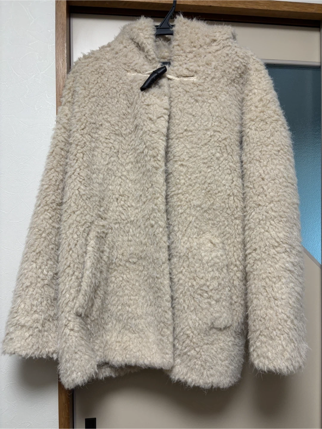 H&M ボアコート ベージュ XLサイズ